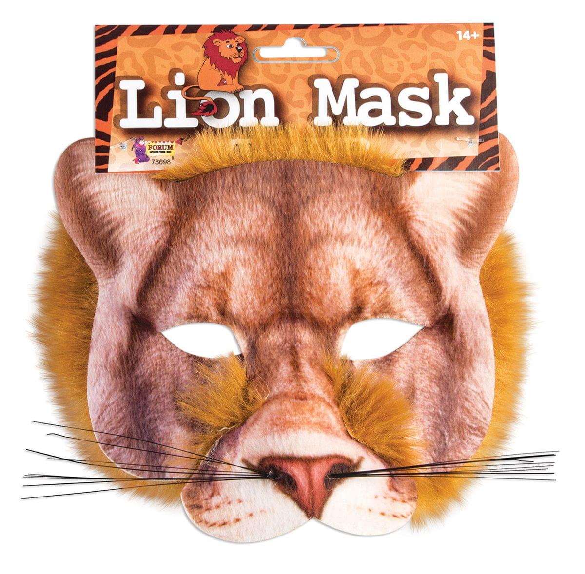 Lion 3D Print Costume Half Mask