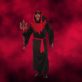 Demon Master Adult Costume Robe, Belt & Mask