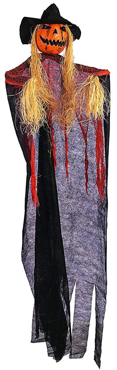 5-Foot Hanging Halloween Prop - Pumpkin