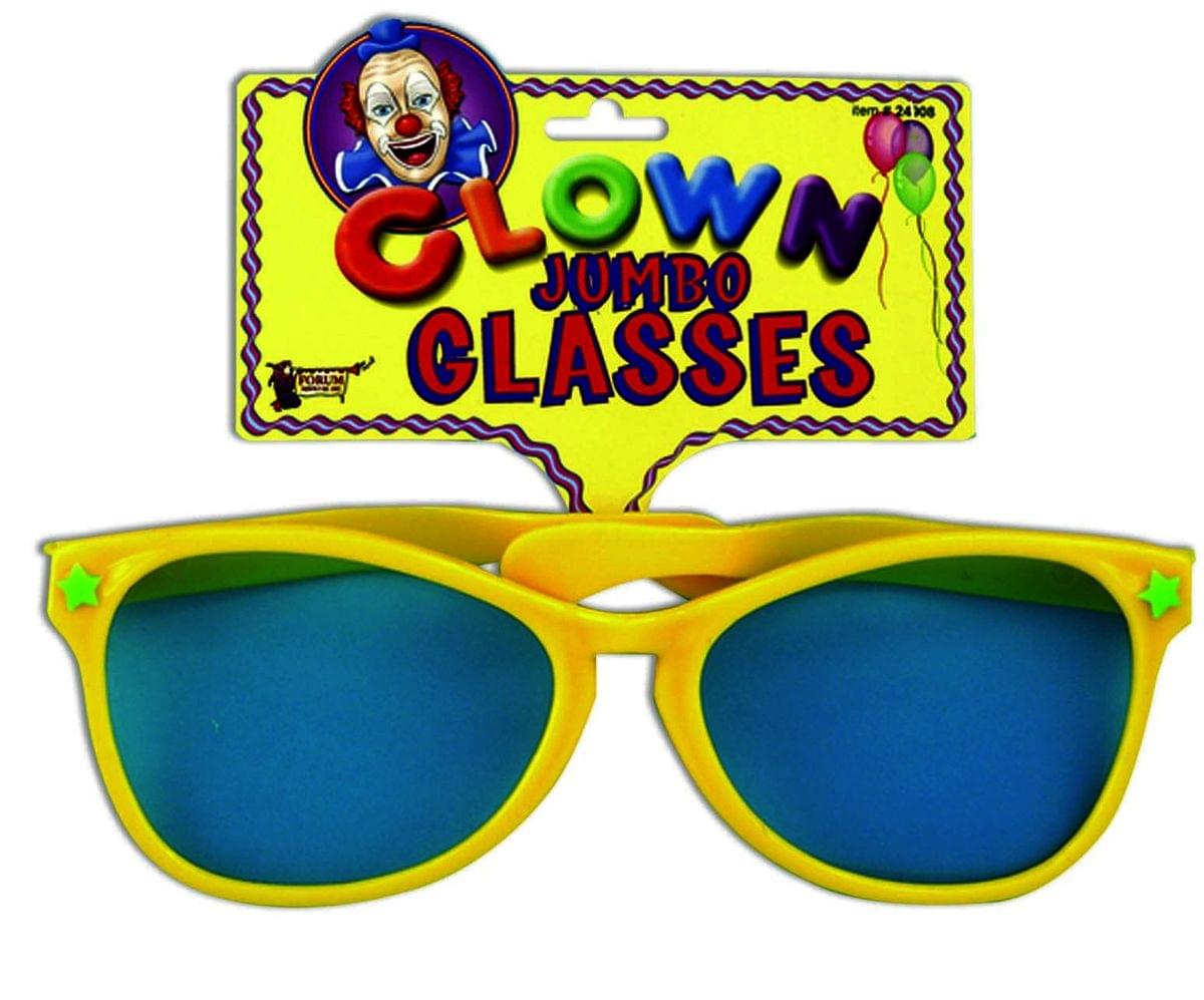 Jumbo Adult Clown Costume Glasses