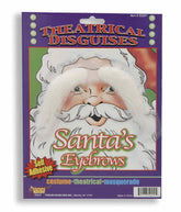 White Santa Eyebrows Costume Accessory