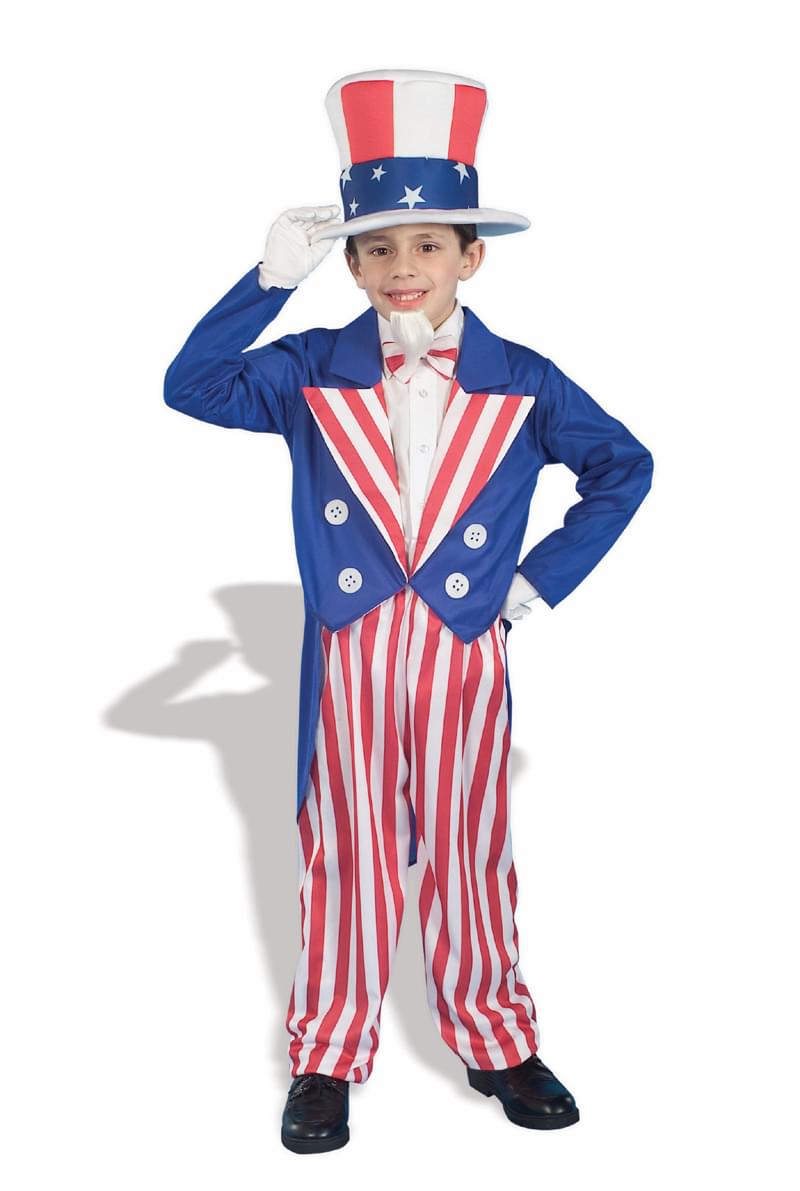 Americana Uncle Sam Patriotic Costume Child