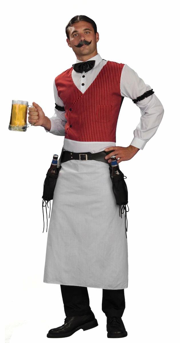 Western Saloon Bartender Costume Adult