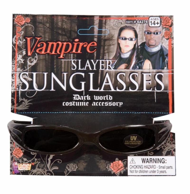 Black Vampire Costume Glasses