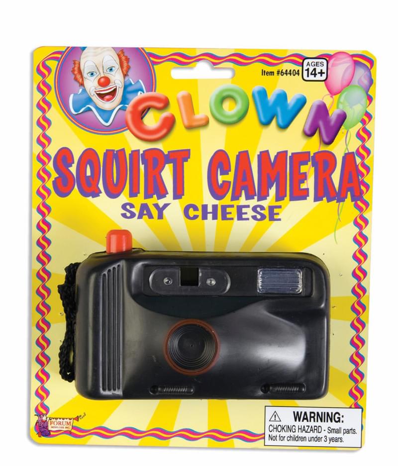Circus Clown Squirt Costume Camera Accessory