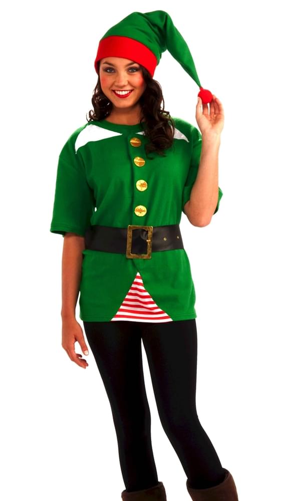 Jolly Christmas Elf Costume Kit