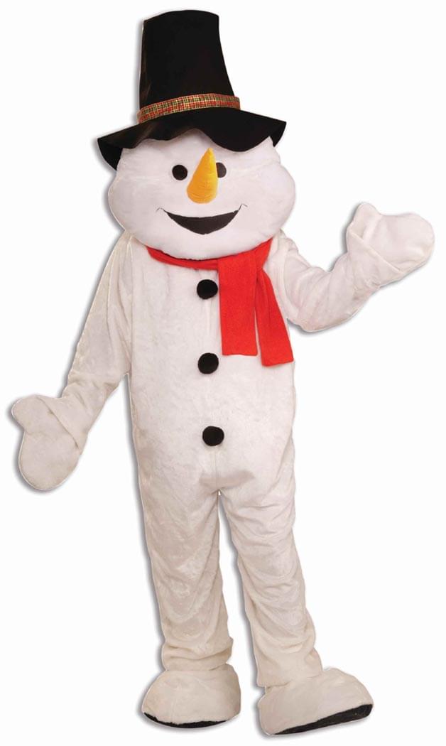 Snowman Economical Mascot Costume Adult One