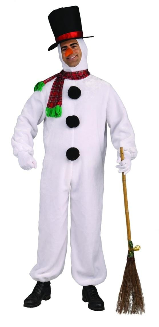 Snowman Plush Adult Unisex Costume One Size
