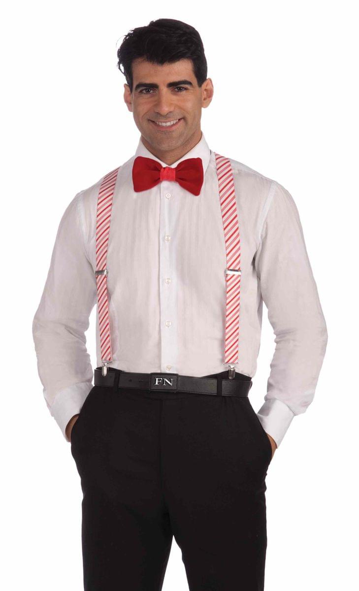 Candy Cane Costume Suspenders