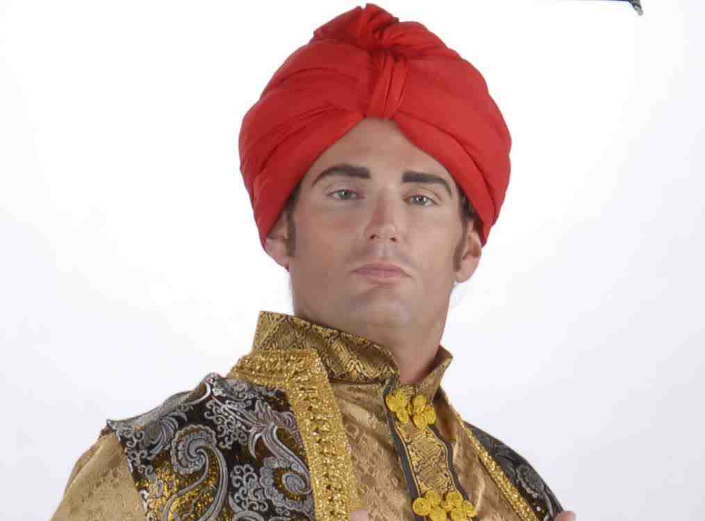 Sultan's Deluxe Red Adult Costume Turban