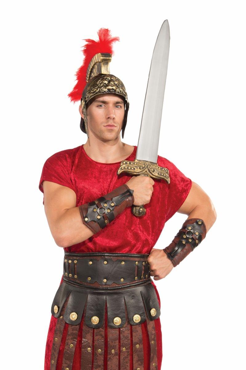 Roman Gladiator Costume Arm Guards Adult
