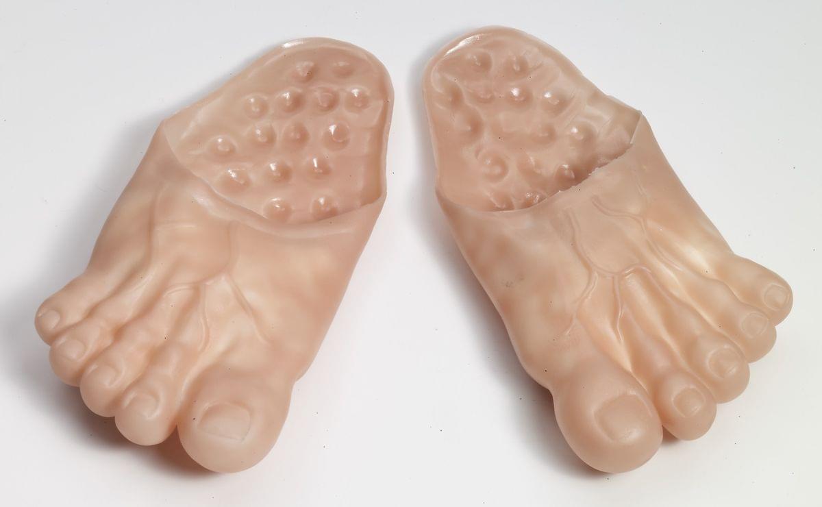 Jumbo Bare Feet Costume Shoe Covers Adult