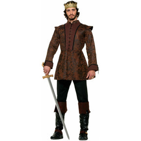 Medieval Fantasy King Adult Costume Coat