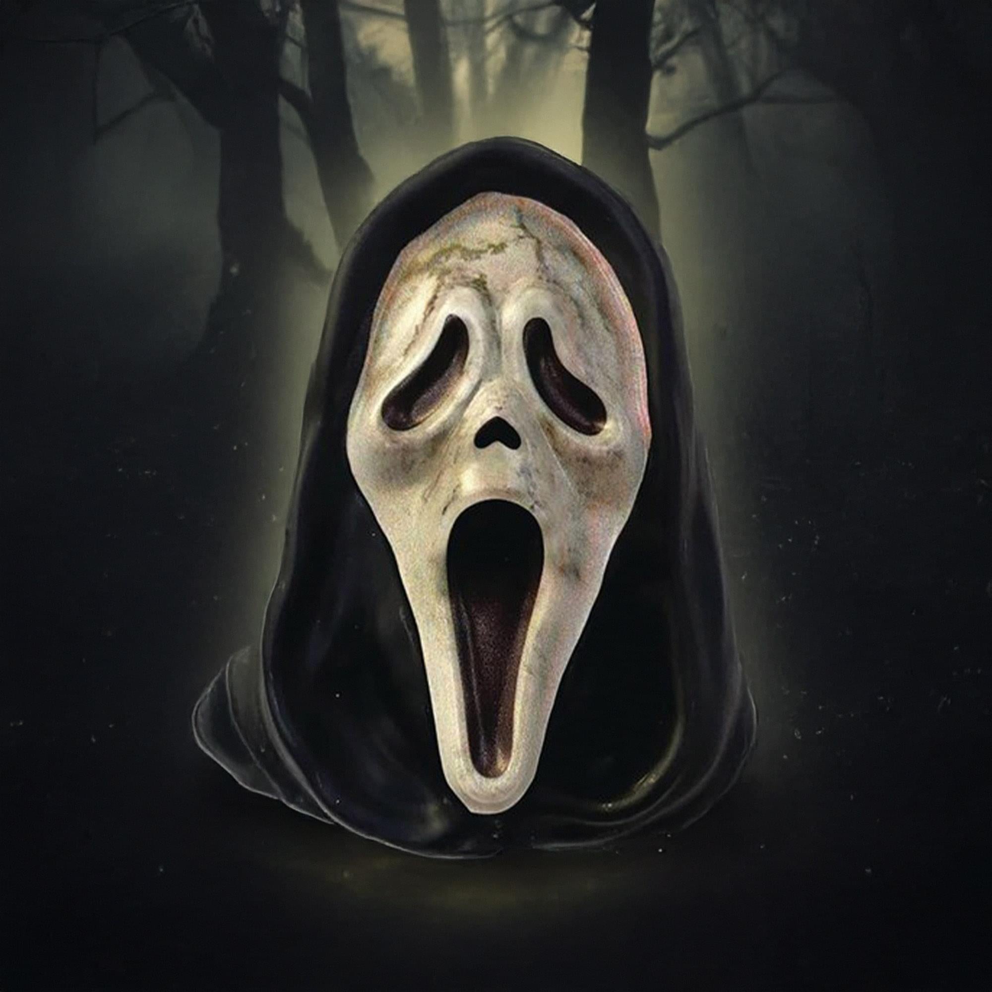 Scream 6 Inch Fright Rags Mini Mask | Ghost Face Aged