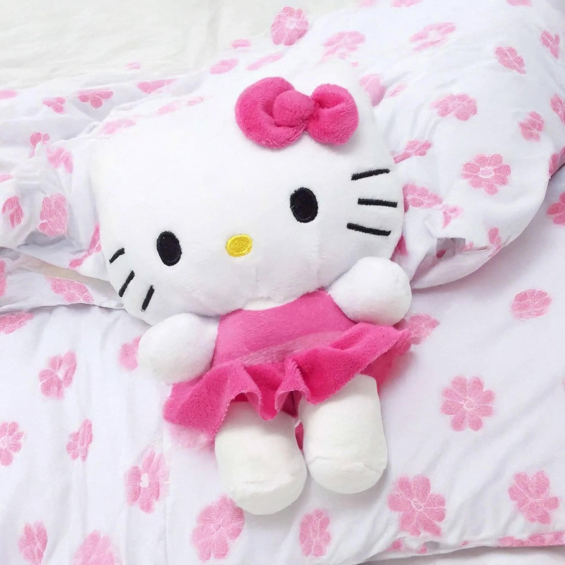 hello kitty pink dress plush Flower Plushie My Melody Hello Kitty | Toys |