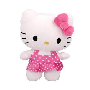 Sanrio 10 Inch Plush | Pink Polka Dot Dress Hello Kitty