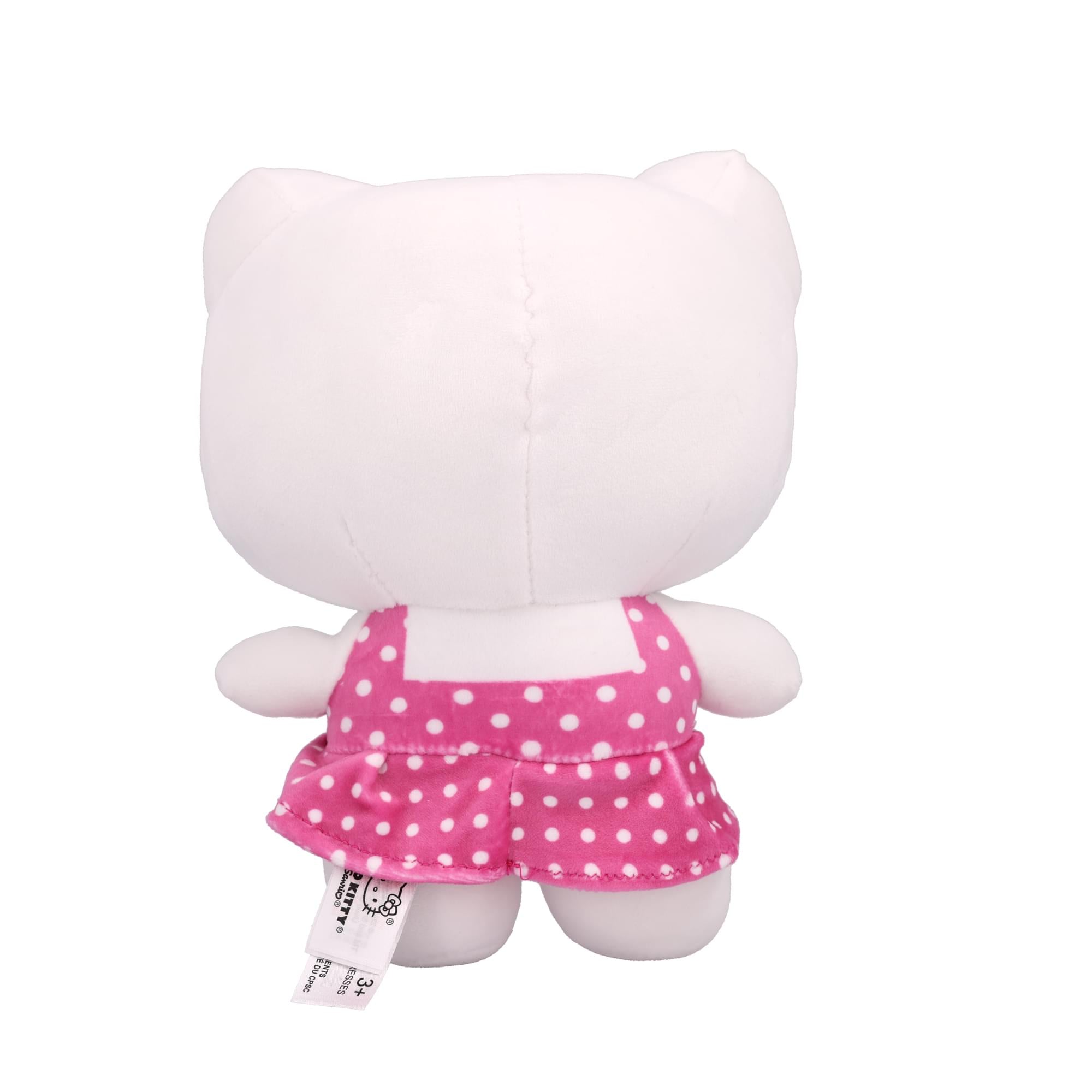 Sanrio 10 Inch Plush | Pink Polka Dot Dress Hello Kitty