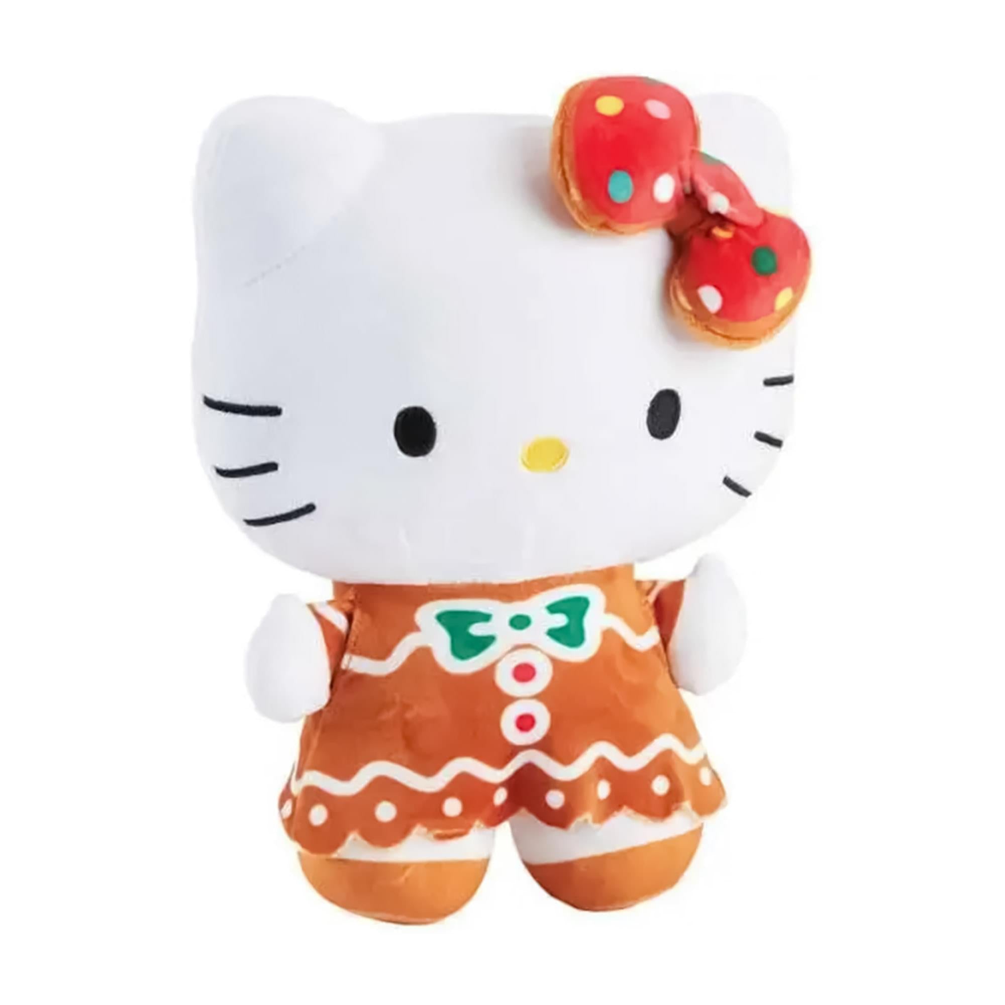 Sanrio Hello Kitty Holiday Gingerbread Dress 10 Inch Plush