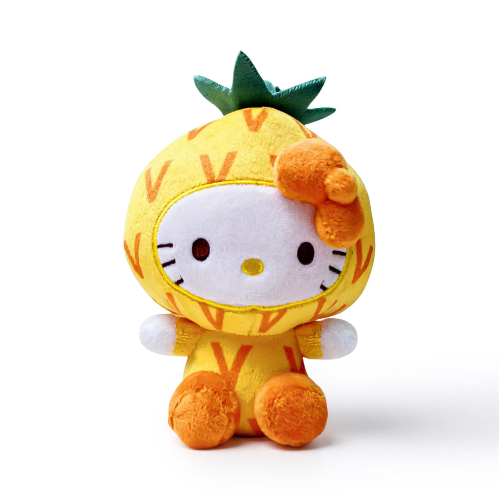 f*X様 激レア★レトロHello Kitty りんご マスコット スプーン サ Sanrio Hello Kitty Fruit Costume 6 Inch Plush | Pineapple | Free Shipp