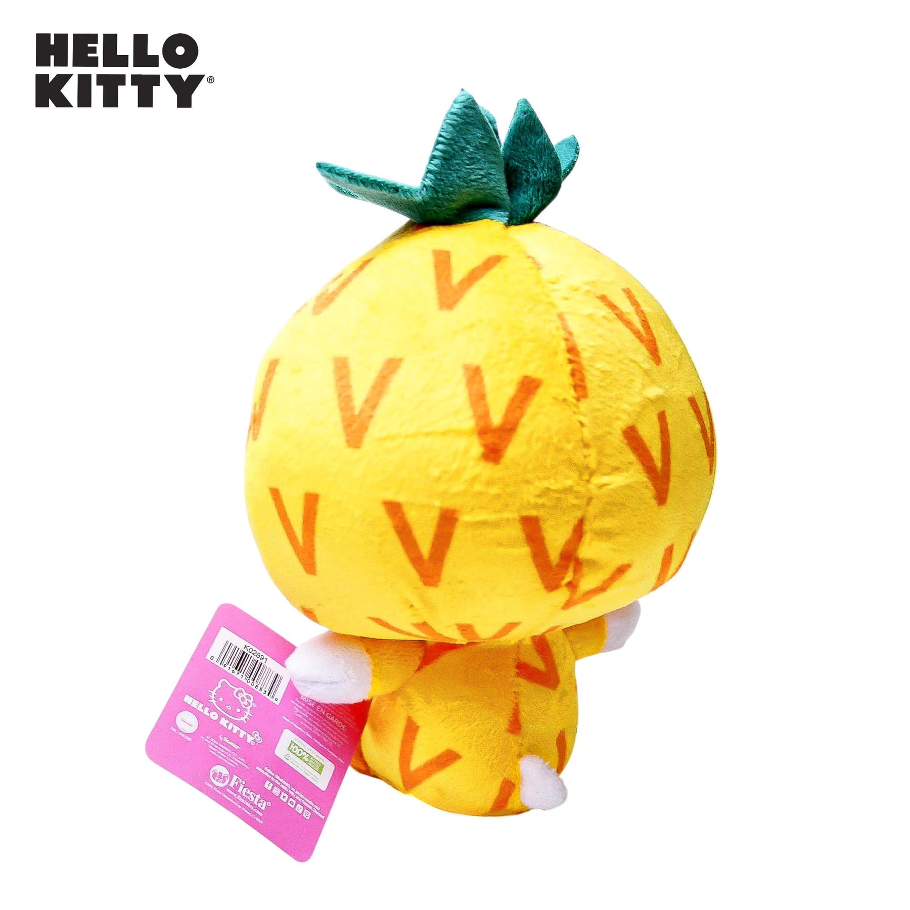 Sanrio Hello Kitty Fruit Costume 6 Inch Plush | Pineapple