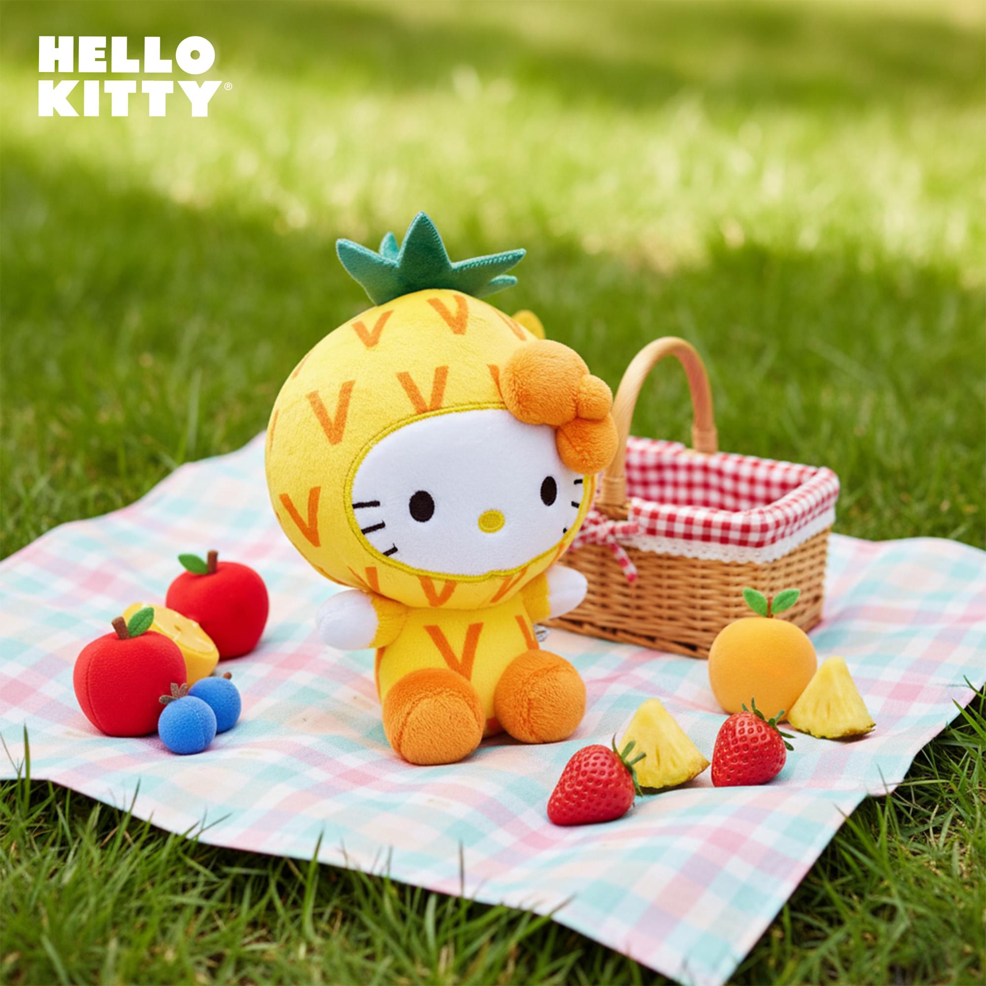 Sanrio Hello Kitty Fruit Costume 6 Inch Plush | Pineapple