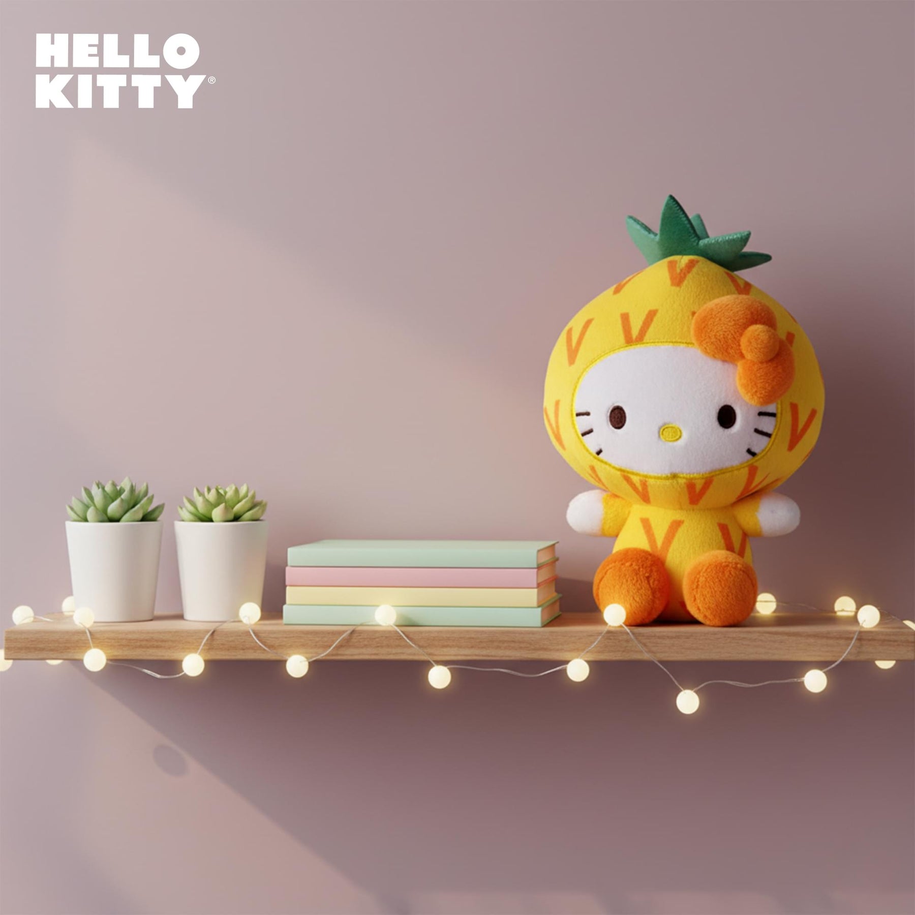 Sanrio Hello Kitty Fruit Costume 6 Inch Plush | Pineapple