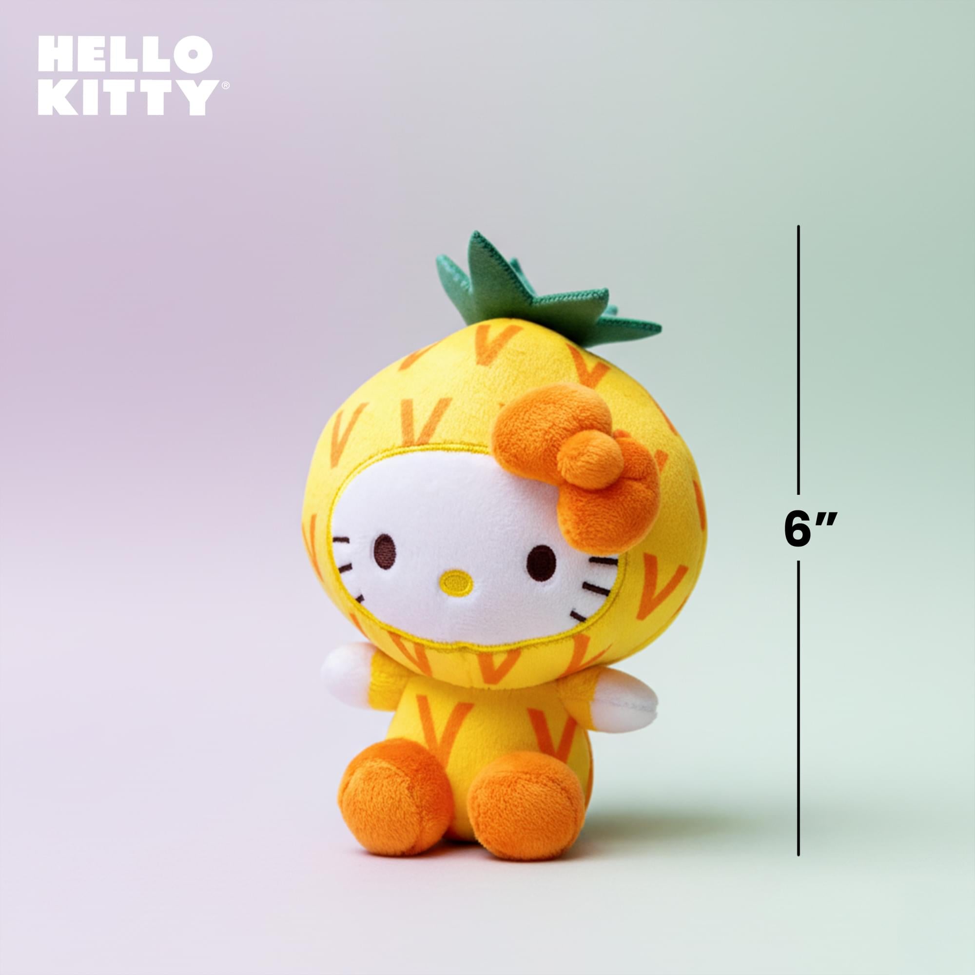 Sanrio Hello Kitty Fruit Costume 6 Inch Plush | Pineapple