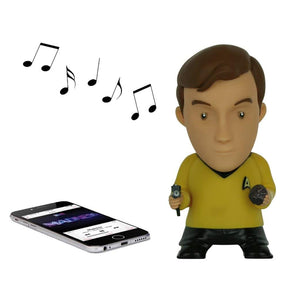 Star Trek Captain Kirk 6" Tall Vinyl Talking Bluetooth Speaker