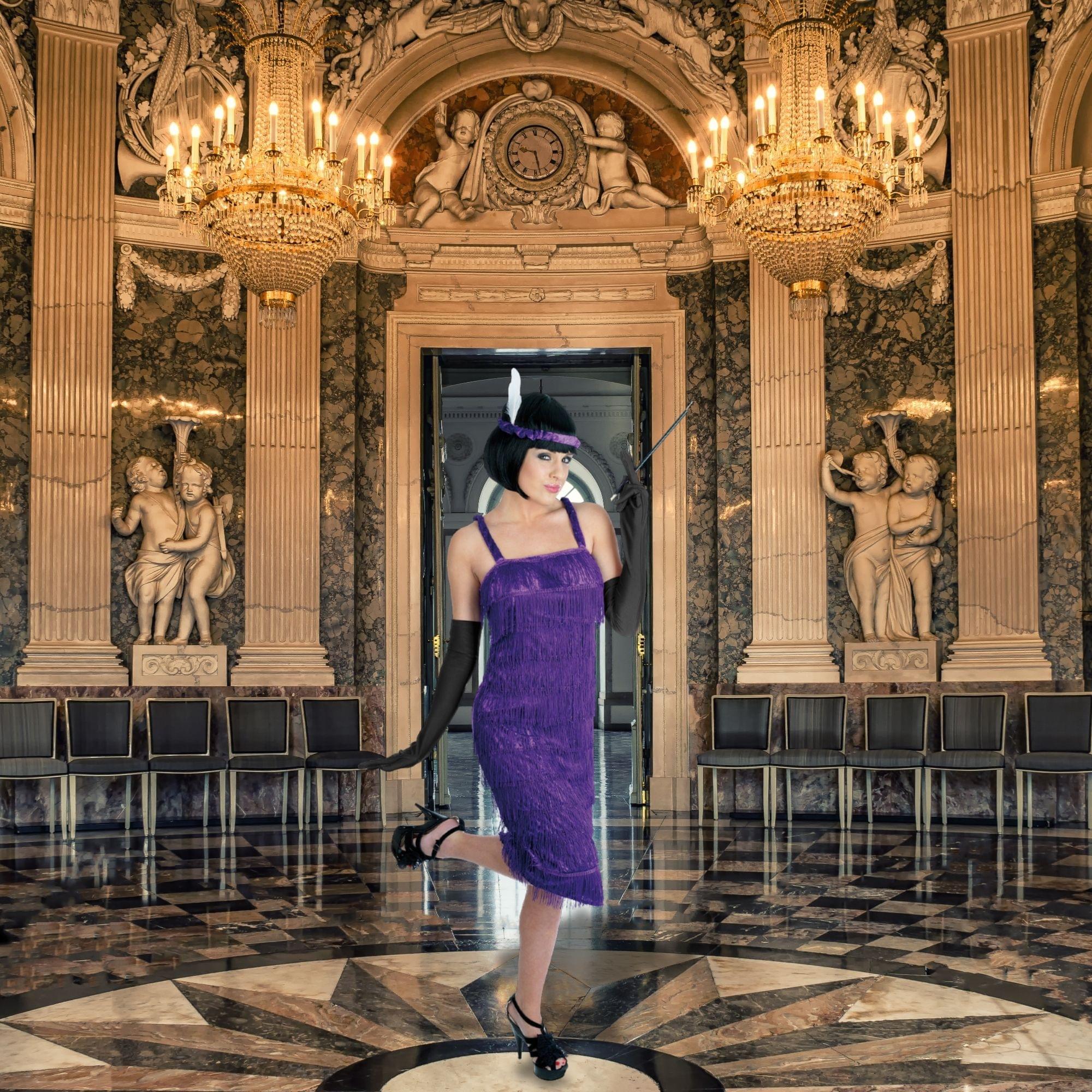Roaring 20s Girl Purple