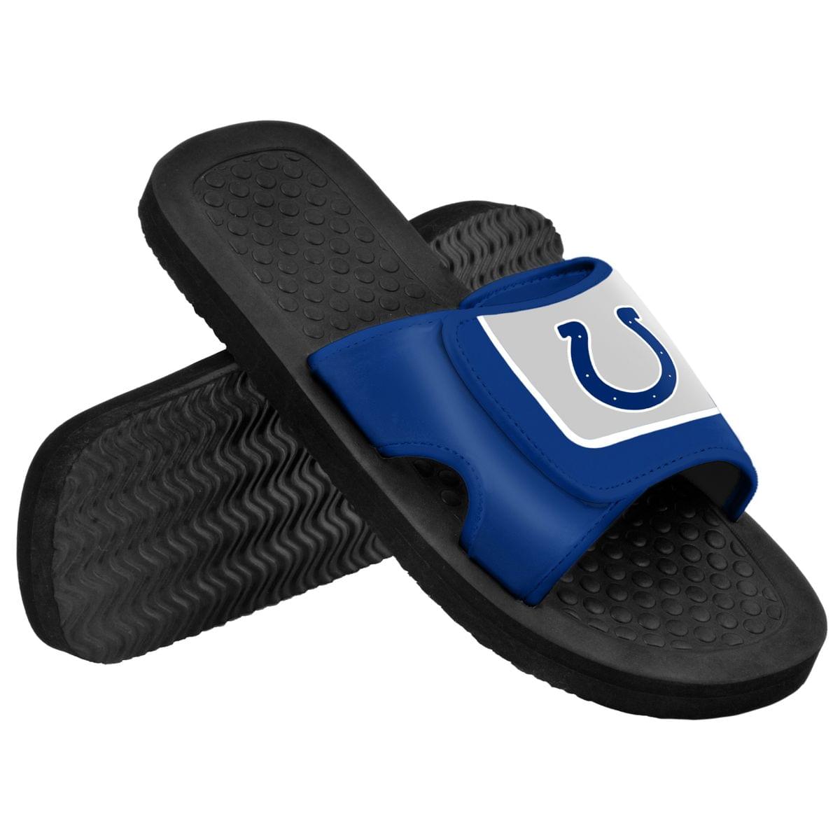 Indianapolis Colts NFL Men's Shower Slide Flip Flops | Free Shipping