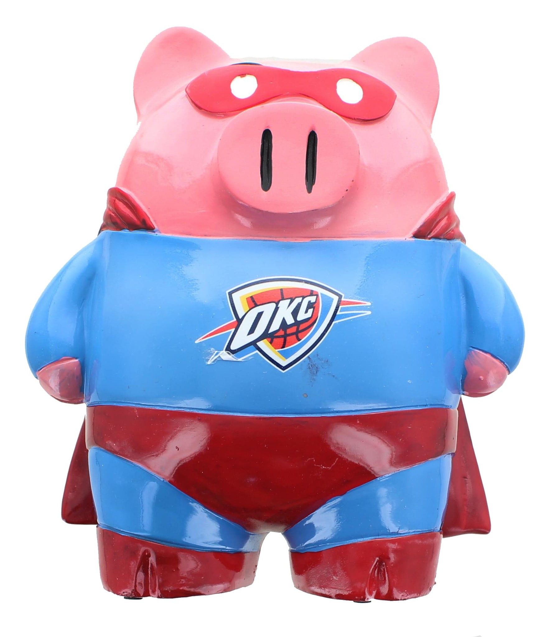Oklahoma City Thunder NBA Team Thematic 6-Inch Resin Piggy Bank