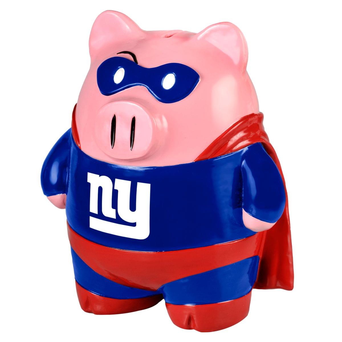 NFL 8" Team Superhero Piggy Bank: New York Giants