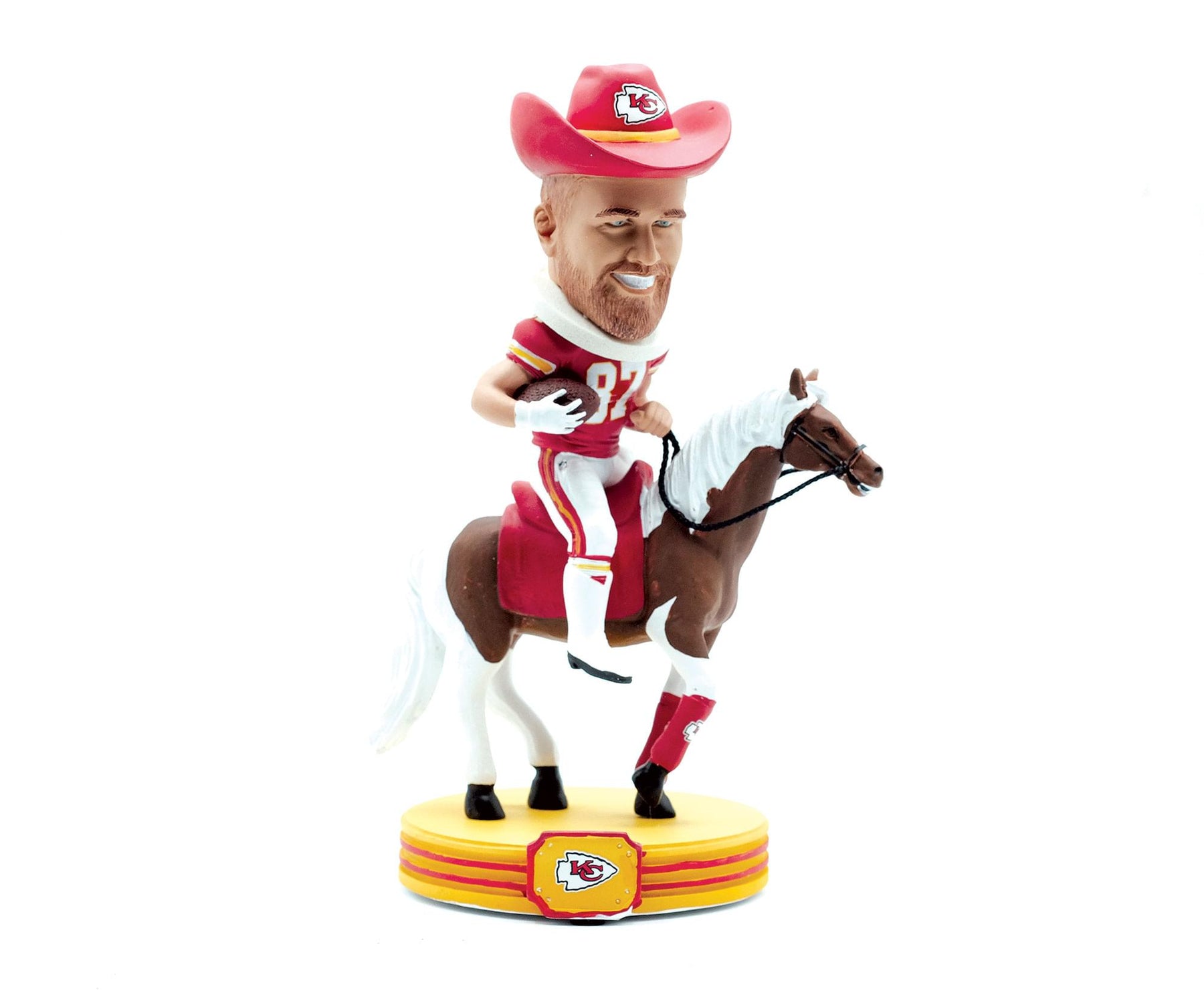 Kansas City Chiefs Travis Kelce Riding NFL Bobble
