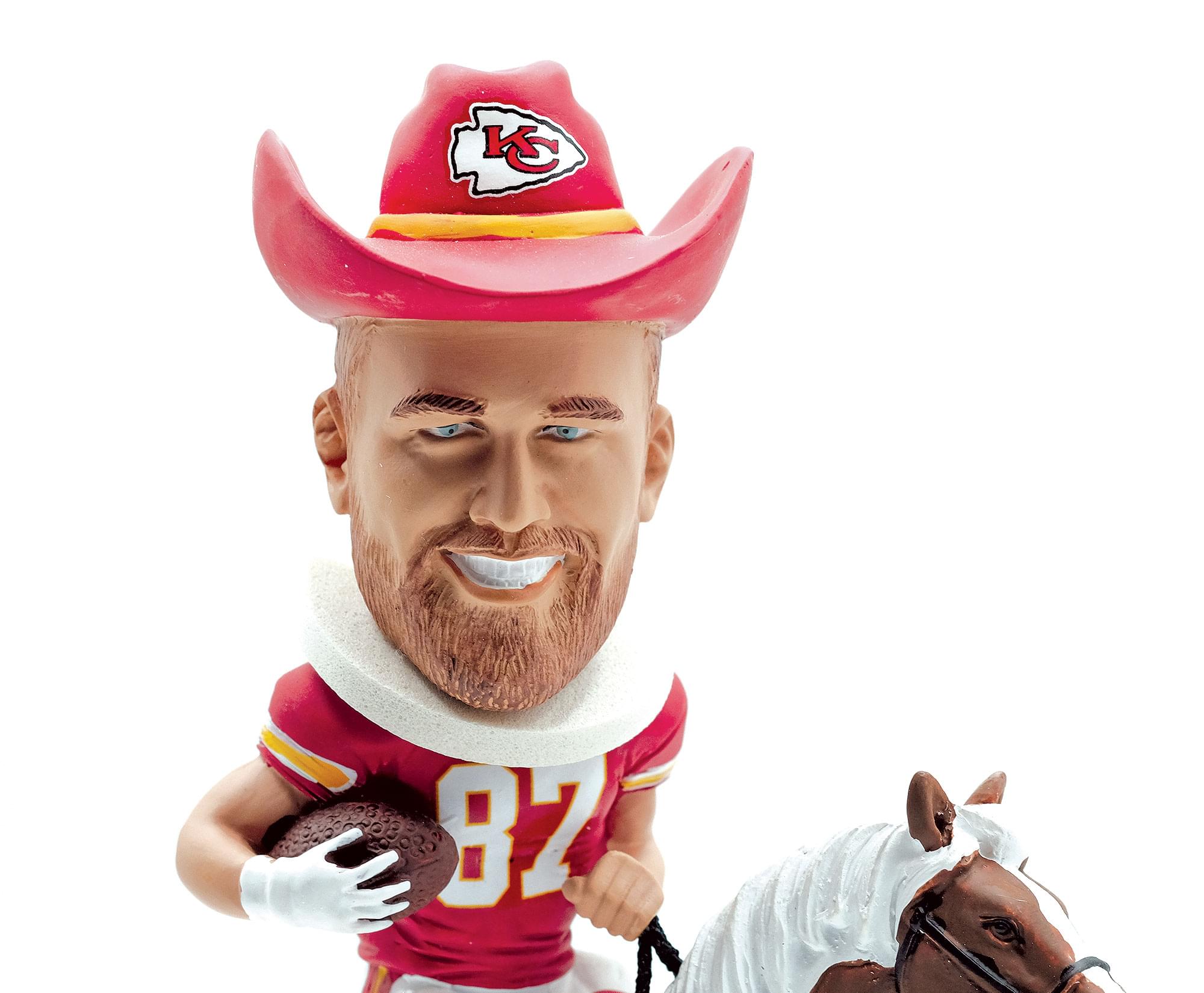 Kansas City Chiefs Travis Kelce Riding NFL Bobble