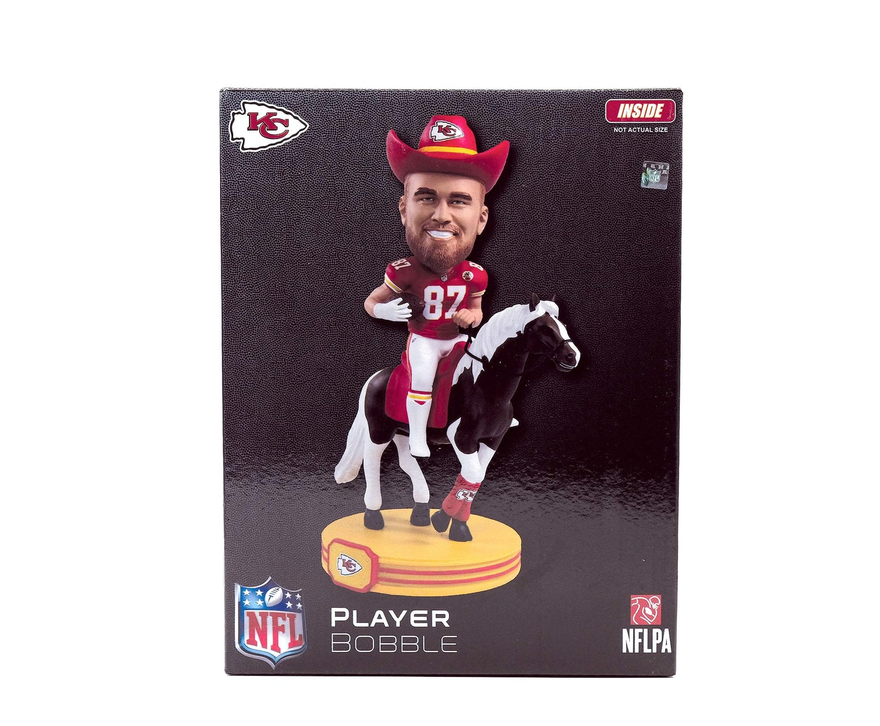 Kansas City Chiefs Travis Kelce Riding NFL Bobble