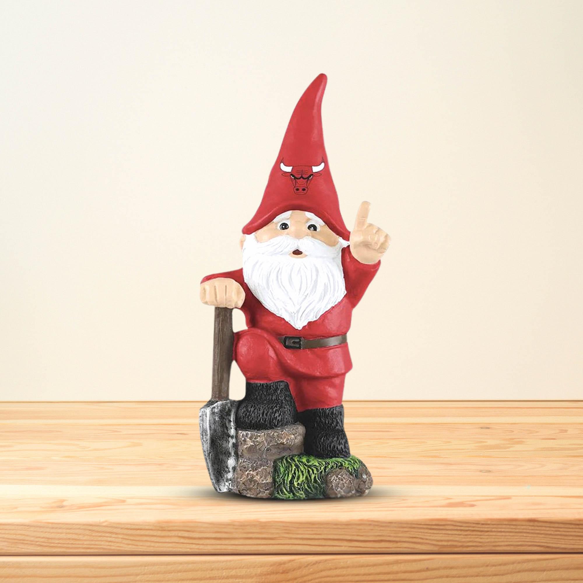 Chicago Bulls NBA 10.5 Inch Shovel Time Garden Gnome