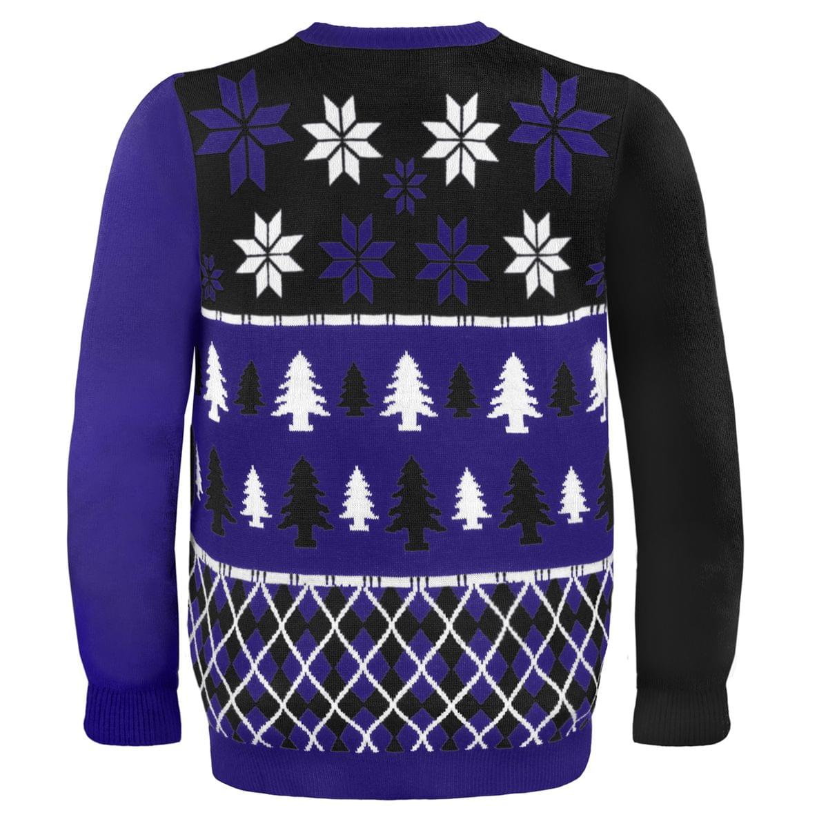 Baltimore Ravens Busy Block NFL Ugly Sweater