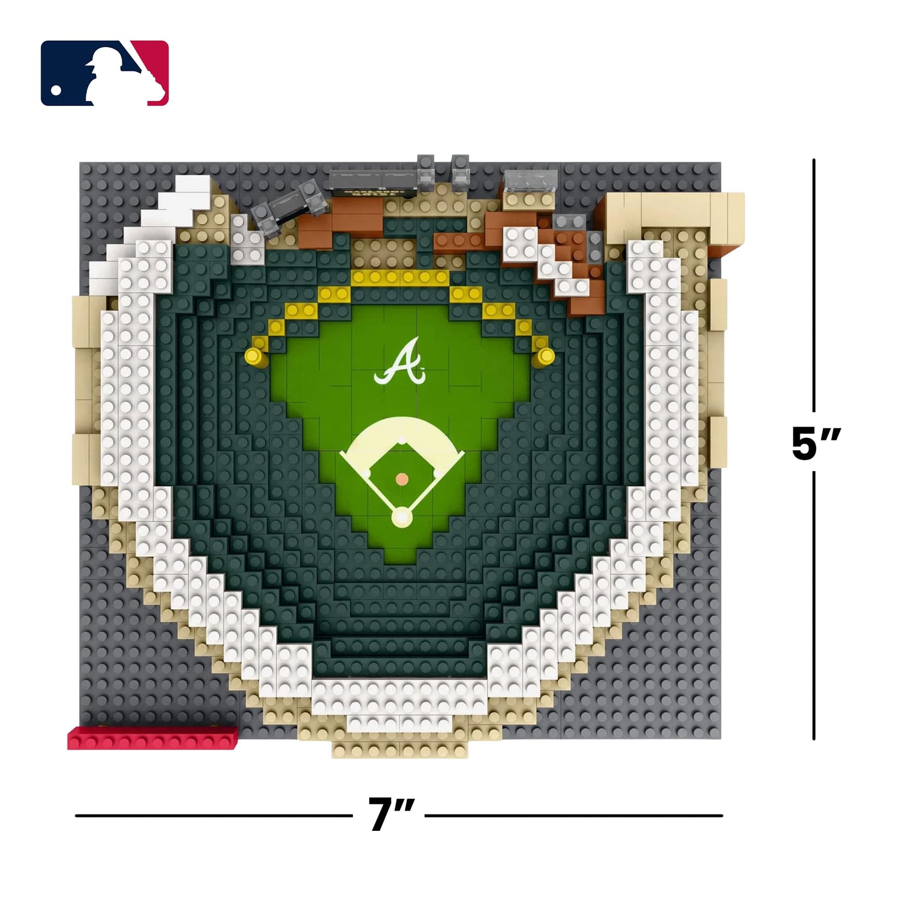 Atlanta Braves MLB Mini Brxlz Stadium 983-Piece Building Block Set