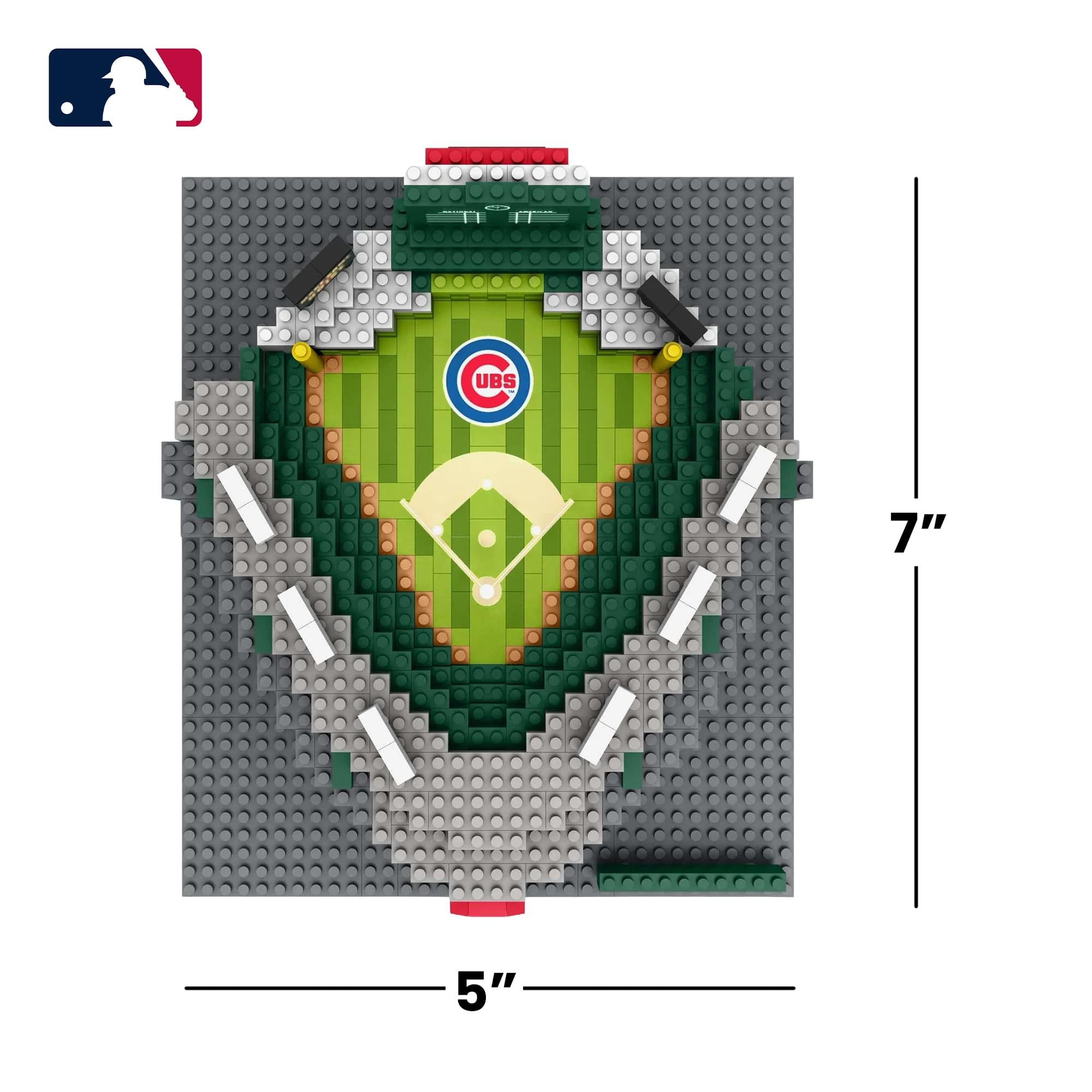 Chicago Cubs MLB Mini Brxlz Stadium 943-Piece Building Block Set