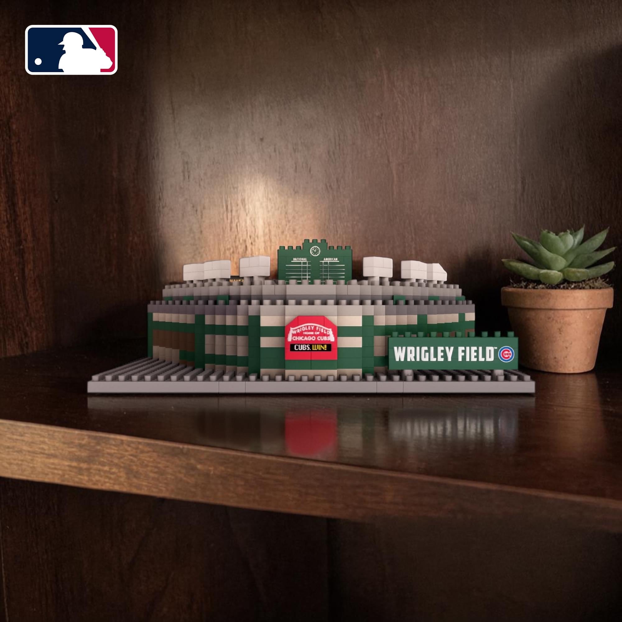Chicago Cubs MLB Mini Brxlz Stadium 943-Piece Building Block Set