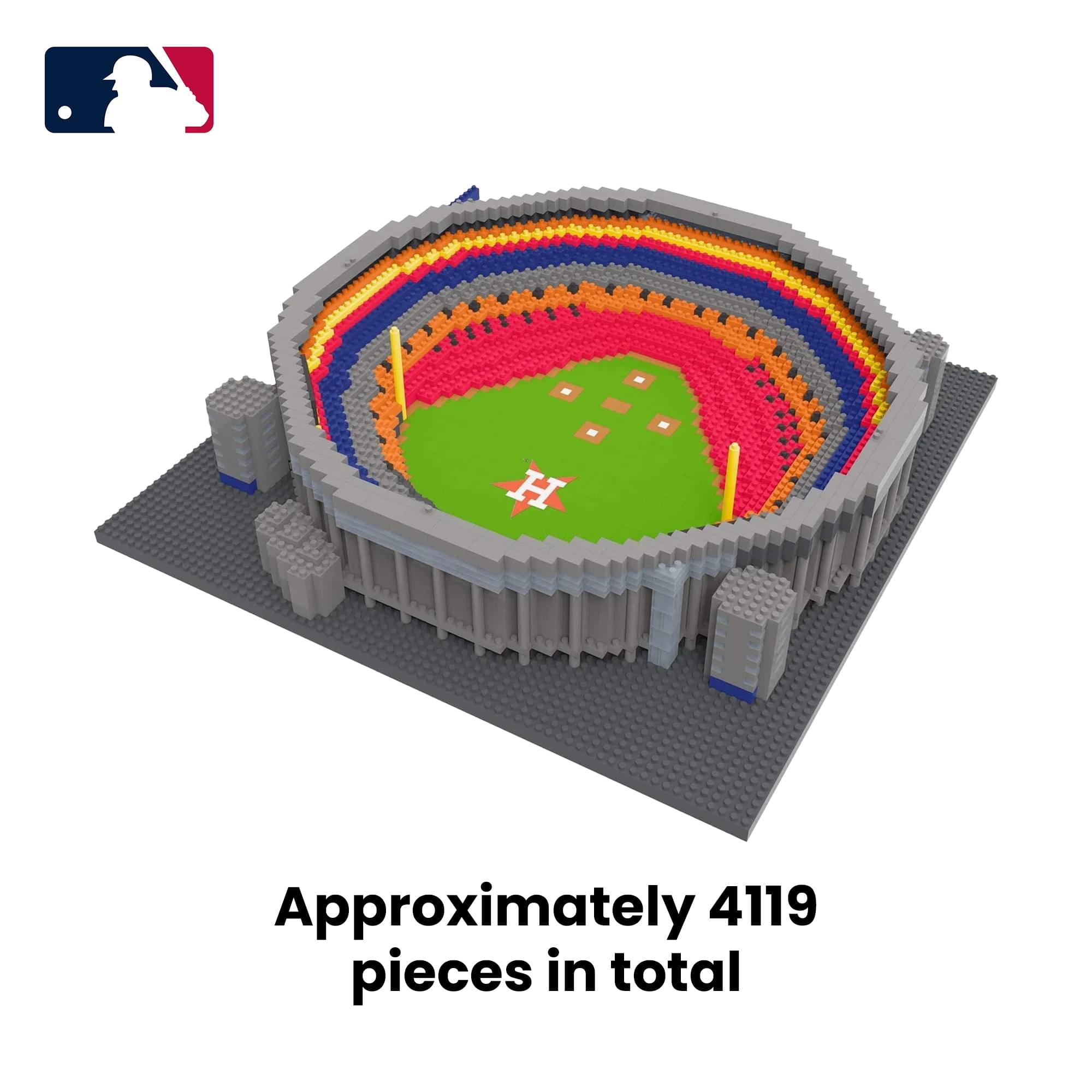 Houston Astros MLB BRXLZ Stadium 4119-Piece Building Block Set