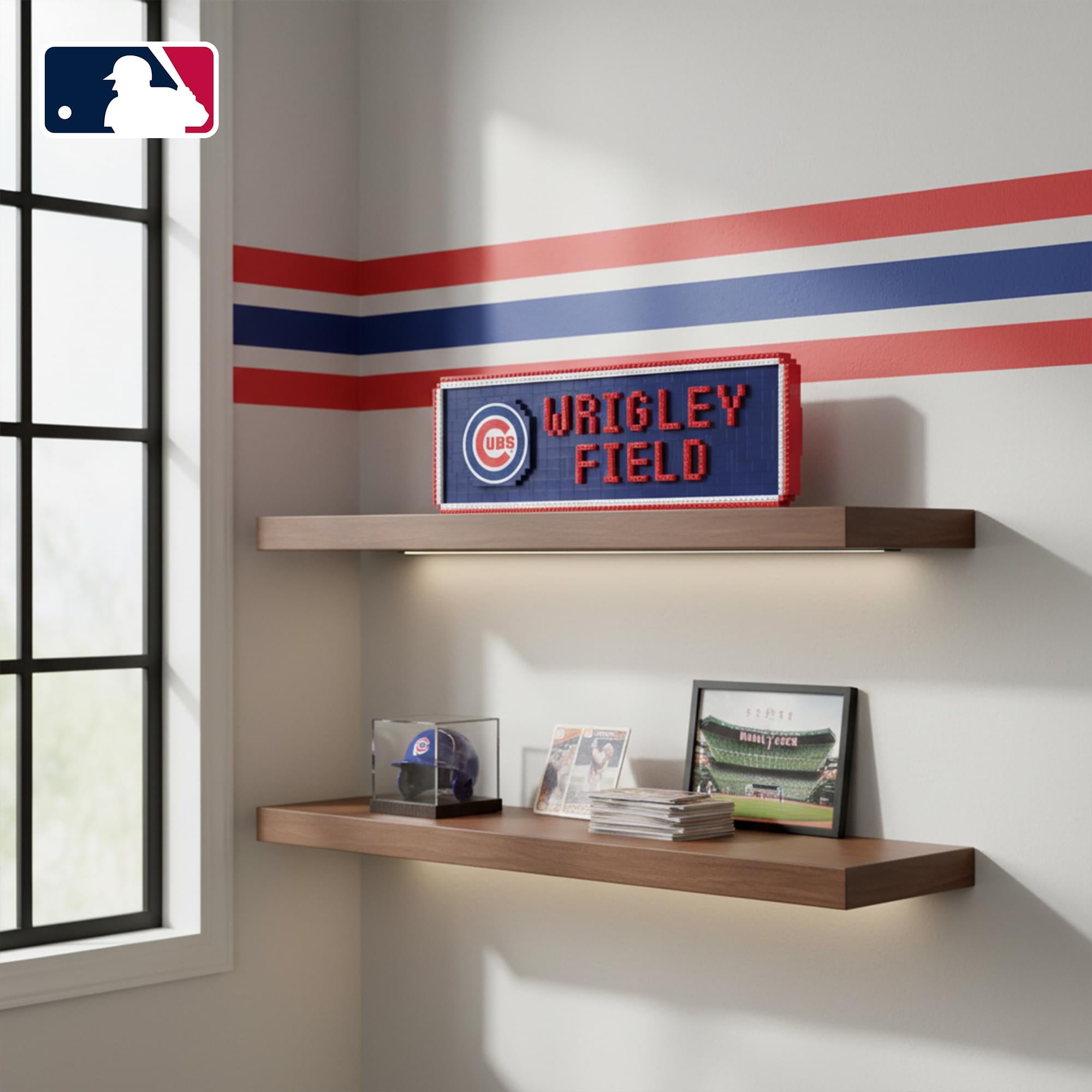 Chicago Cubs MLB BRXLZ Stadium Street Sign 695-Piece Building Block Set