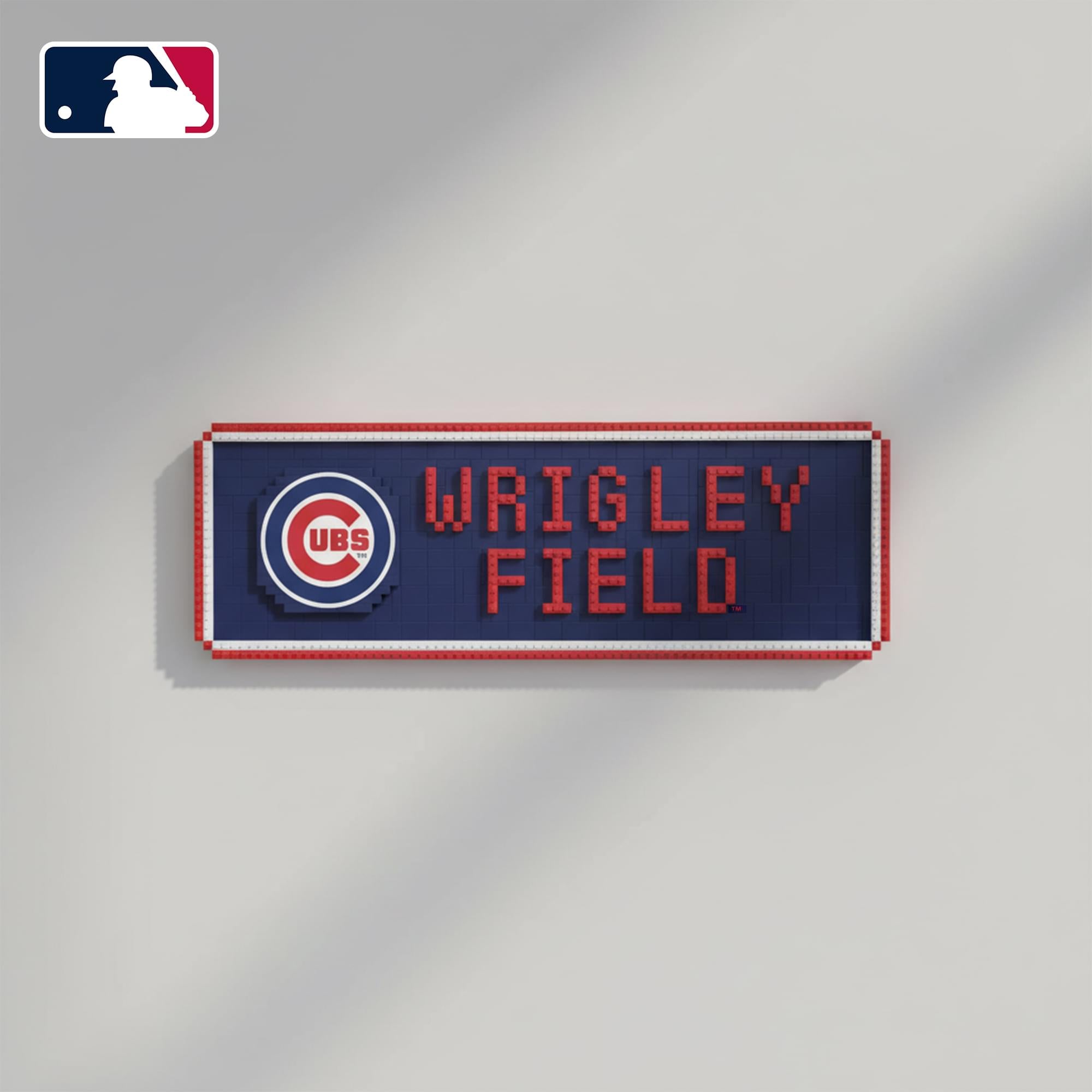 Chicago Cubs MLB BRXLZ Stadium Street Sign 695-Piece Building Block Set