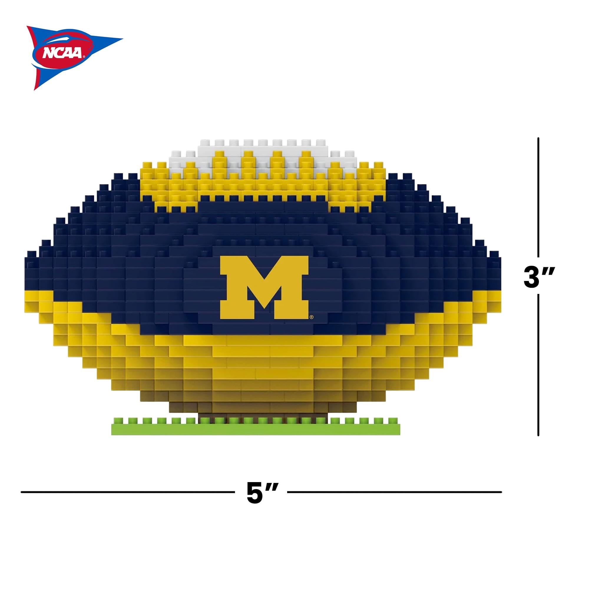 Michigan Wolverines NCAA Brxlz Football 704-Piece Building Block Set