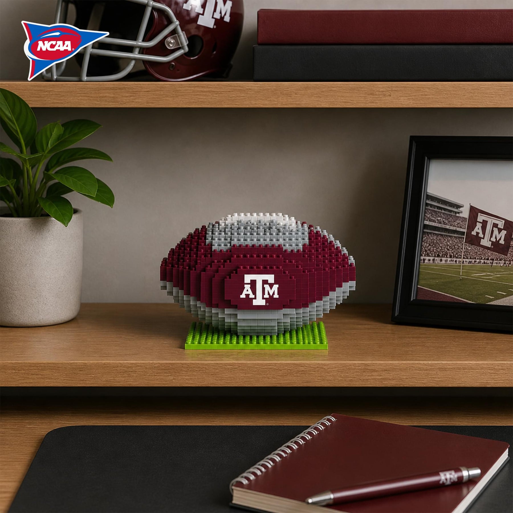 Texas A&M Aggies NCAA Brxlz Football 704-Piece Building Block Set