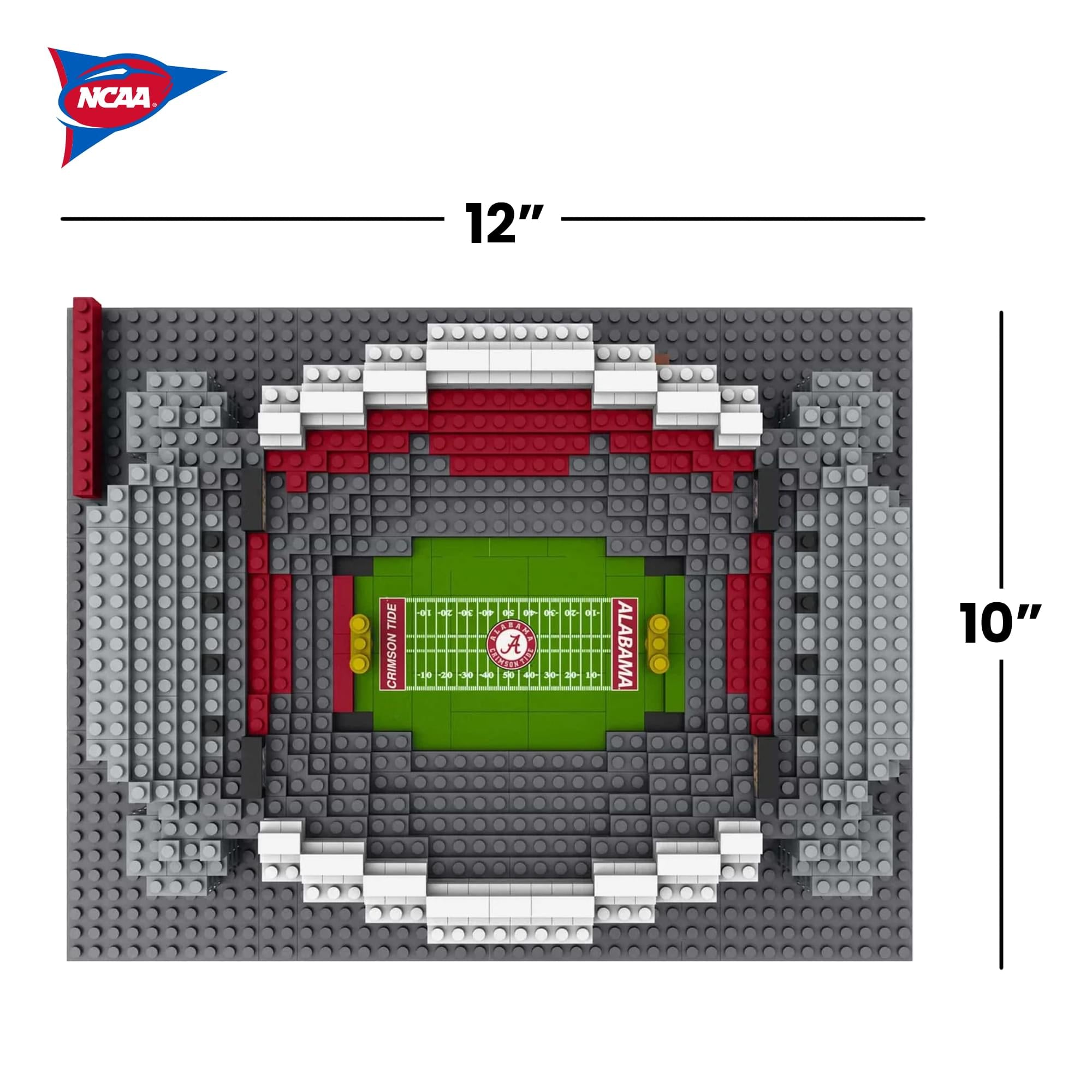 Alabama Crimson Tide NCAA BRXLZ Stadium 900-Piece Building Block Set