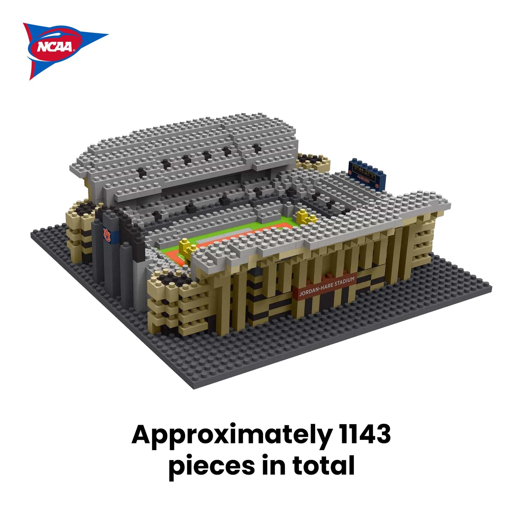 Auburn Tigers NCAA BRXLZ Mini Stadium 1143-Piece Building Block Set