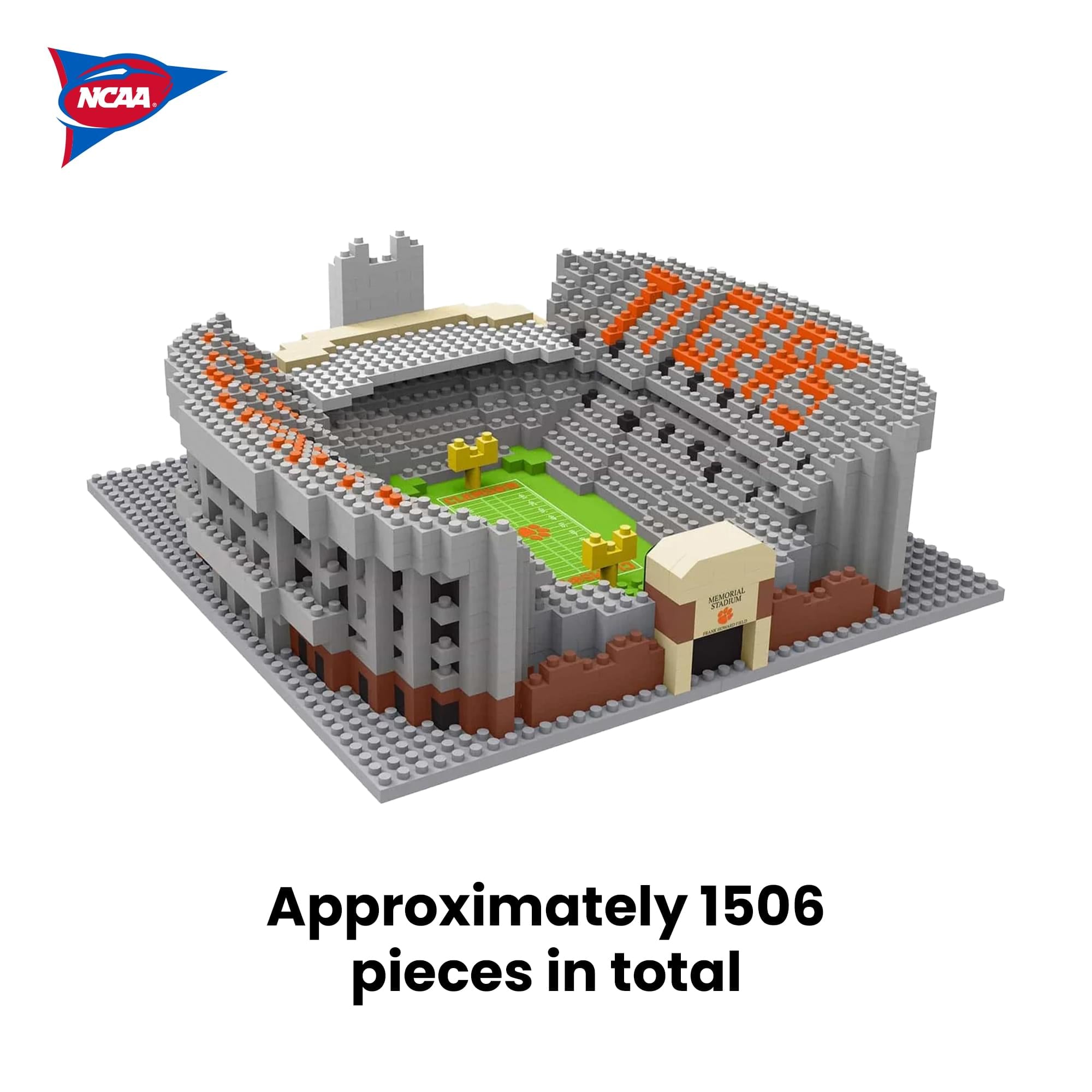 Clemson Tigers NCAA BRXLZ Mini Stadium 1506-Piece Building Block Set