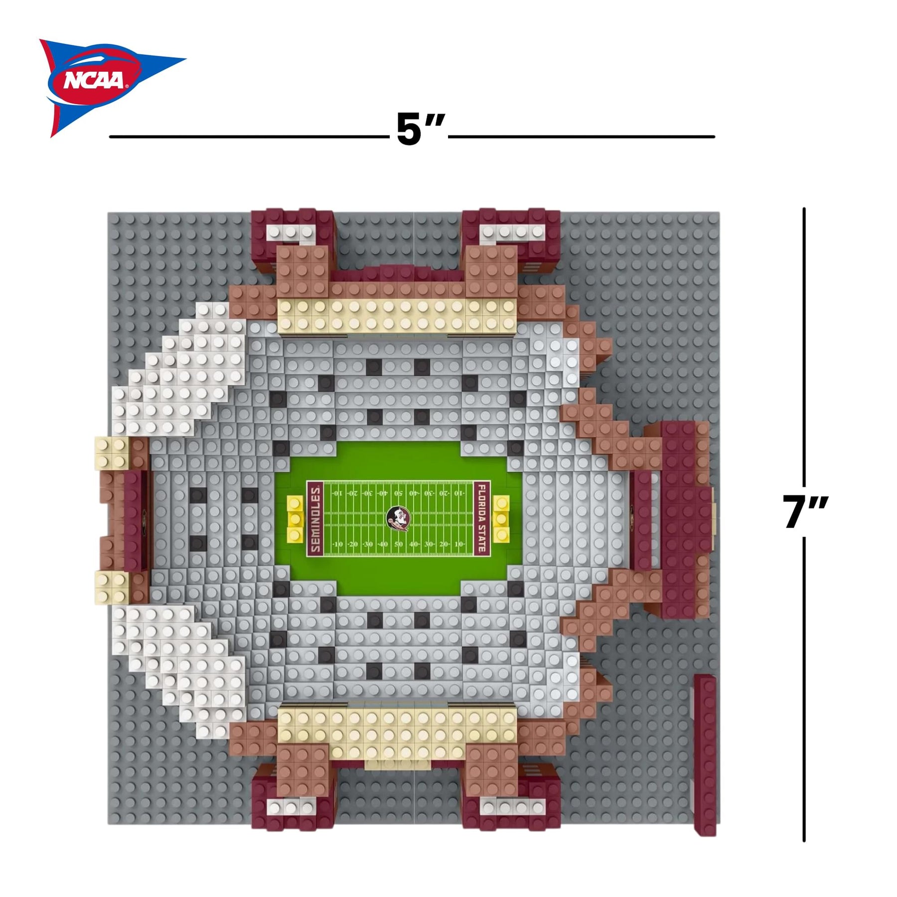 Florida State Seminoles NCAA BRXLZ Mini Stadium 1624-Piece Building Block Set