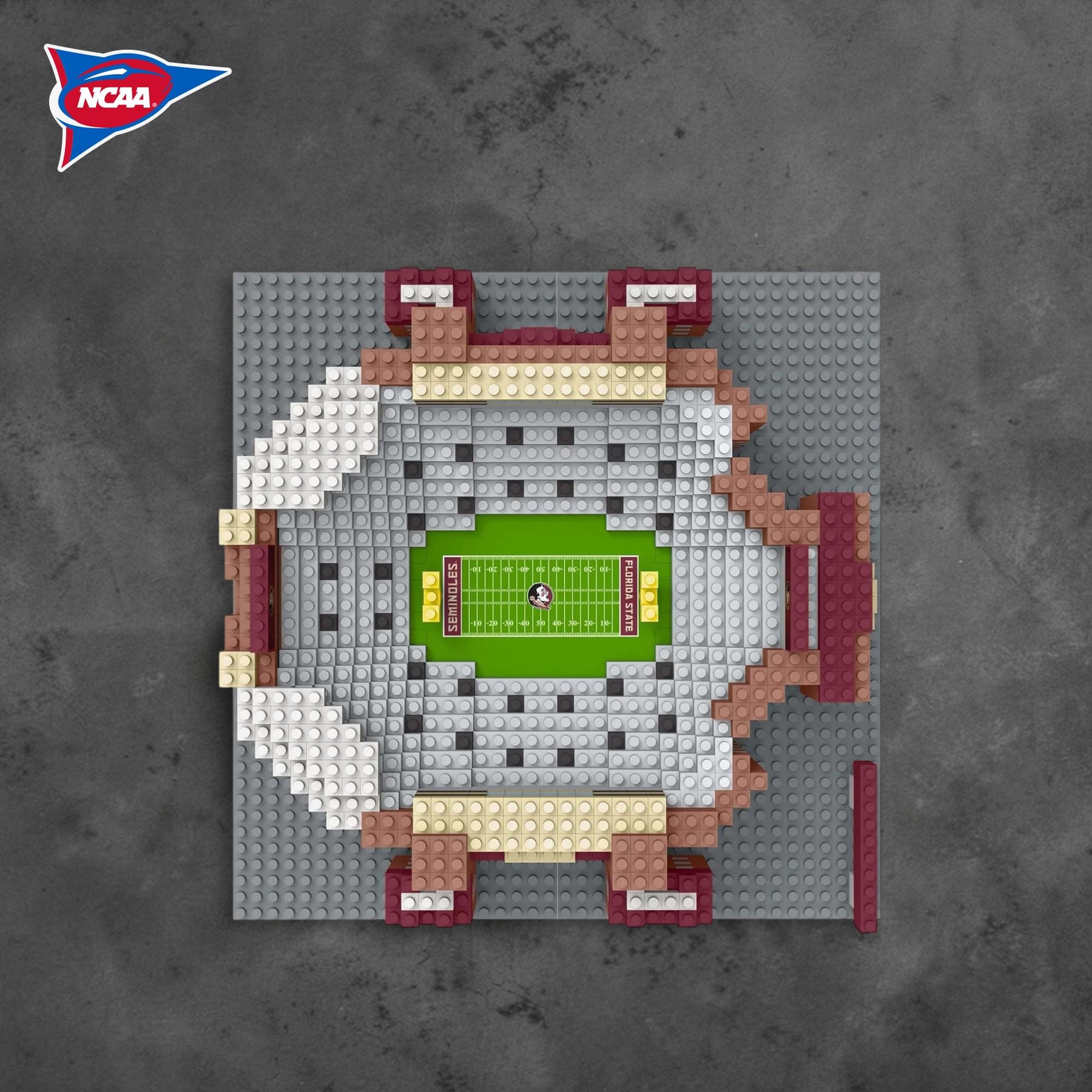 Florida State Seminoles NCAA BRXLZ Mini Stadium 1624-Piece Building Block Set